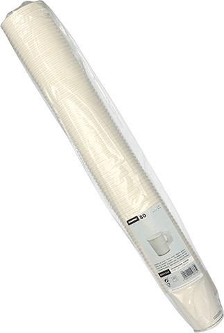 Produktbild Papstar Papp-Trinkbecher mit Henkel, 0,18 l, weiá (80 x)