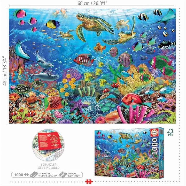 Actual product image Educa Underwater world (1000 pieces)