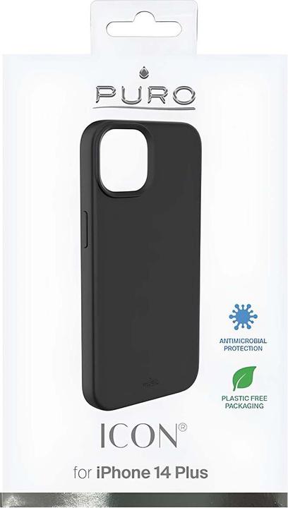 Immagine prodotto Puro ICON Cover iPhone 14 Plus 6.7" nero IPC1467ICONBLK (Apple iPhone 14 Plus)