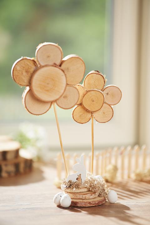 Actual product image VBS Bark discs "Round", Ø approx. 3-4 cm, 10 pieces