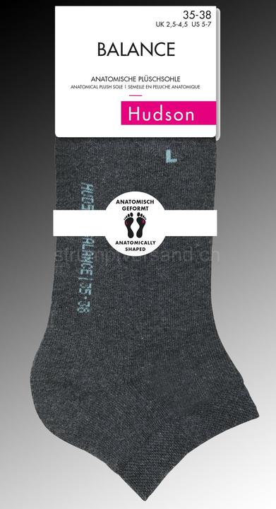 Actual product image Hudson Balance (3-pack) Sneaker Socks, Colour 335 navy, Size 35-38 (Single pack, 35 - 38)
