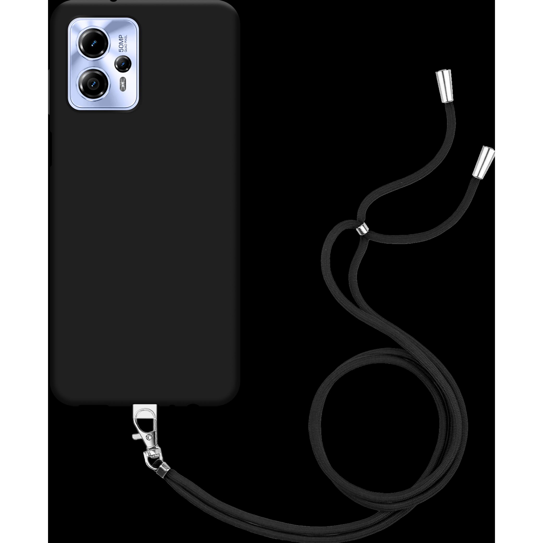 Thumbnail - Cazy Handykette Hülle Kompatibel mit Motorola Moto G13 4G - Silikon Handyhülle mit Band Necklace Hülle -, Handykette, Sc...
