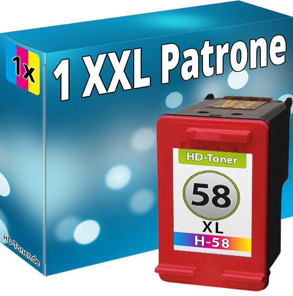 Produktbild Druckfuxx TINTE PATRONEN für HP 58 XL PHOTOSMART 7450 7550 7660 7760 7960 Photoc