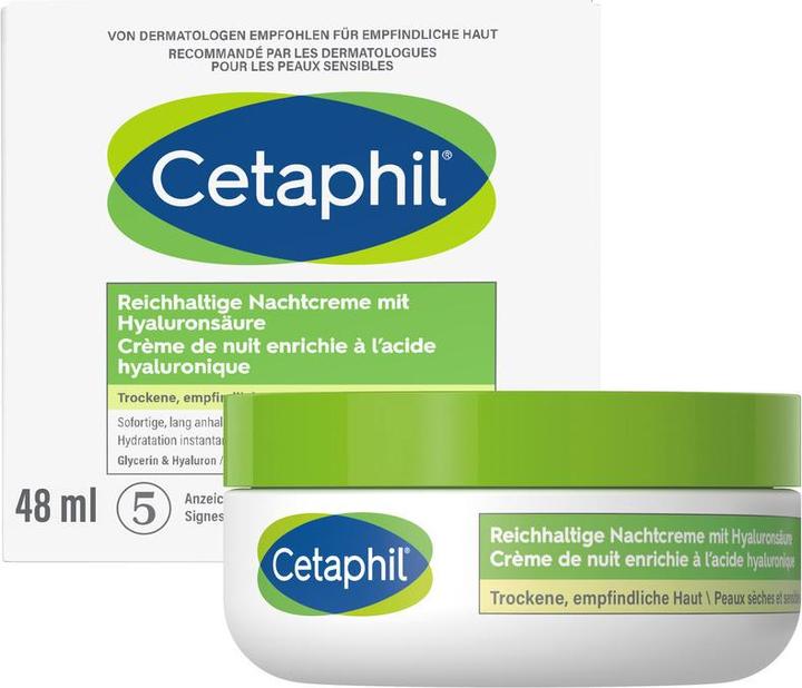 Produktbild Cetaphil Daily Essentials Reichhalt Nachtcreme mit Hyaluronsäure (48 ml, Nachtcreme)