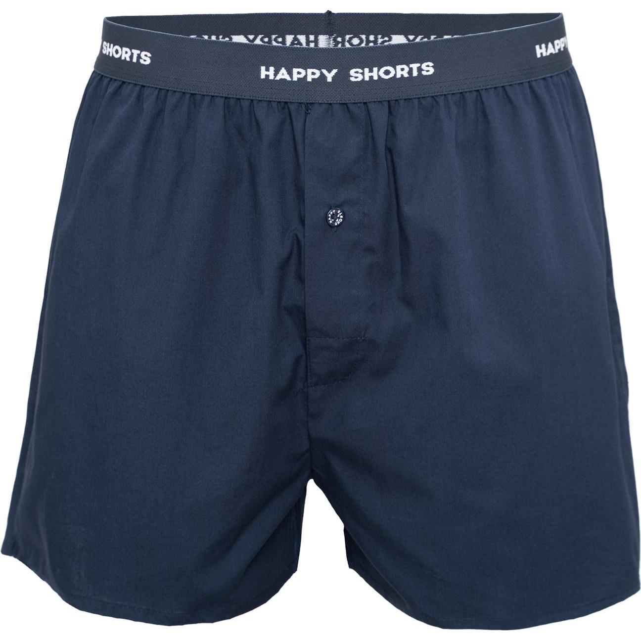 Thumbnail - Happy shorts, Herren, Unterhosen, Web-Boxershorts Casual Bequem sitzend, Mehrfarbig, (XXL, 3er Pack)