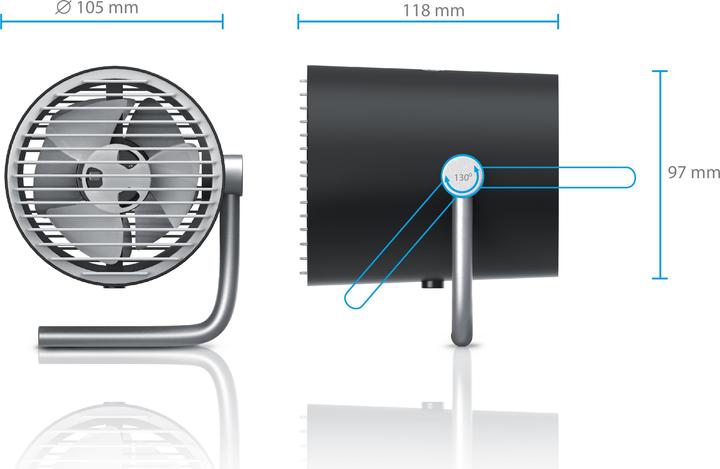 Immagine prodotto CSL Mini ventilatore USB (45 dB)