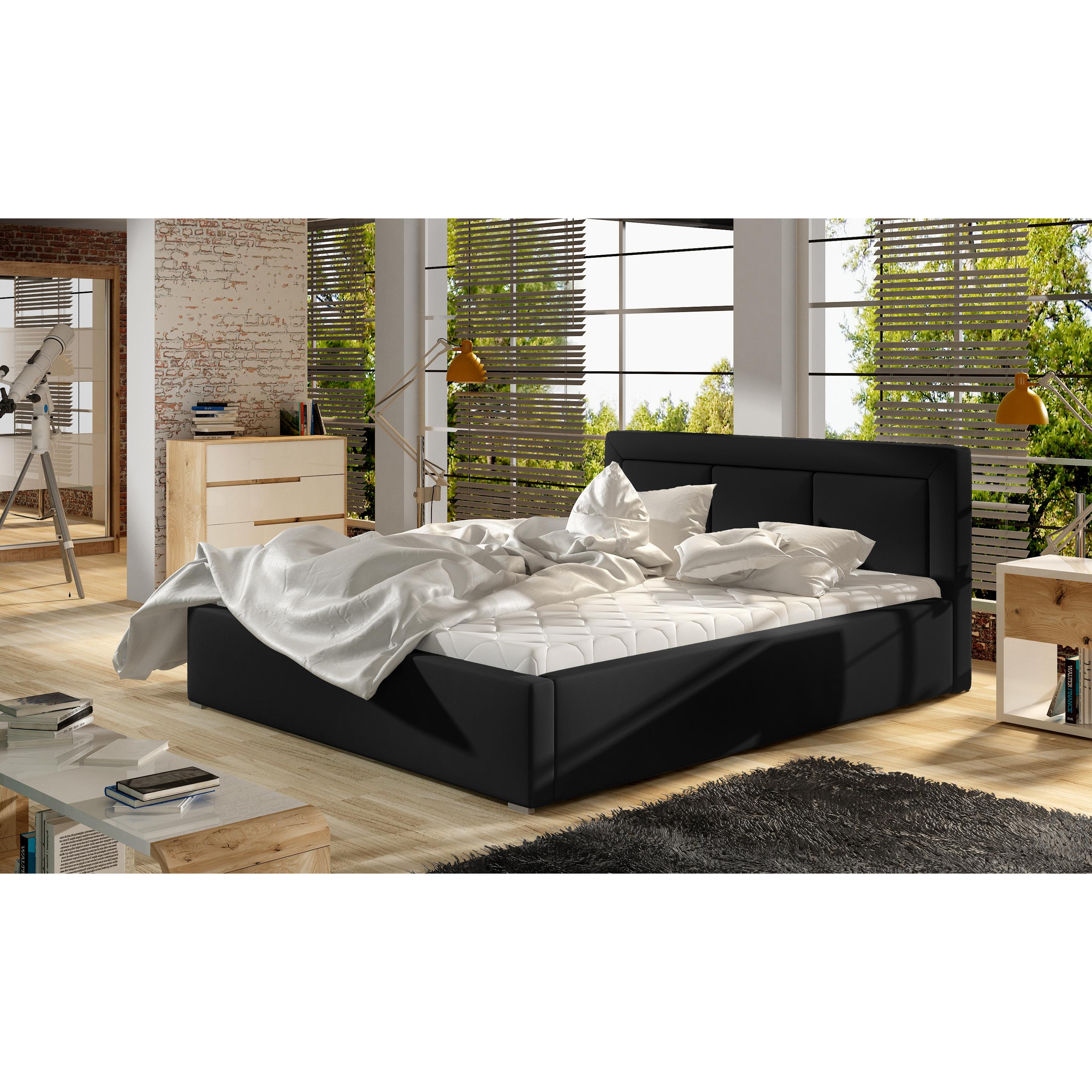 ELTAP, Bett, Belluno mit Stauraum (200 x 200 cm)