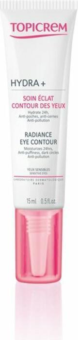 Produktbild Topicrem UH FACE HYDRA+ Radiance Eye Contour (Augenpflege Crème, 15 ml, Tag + Nacht)