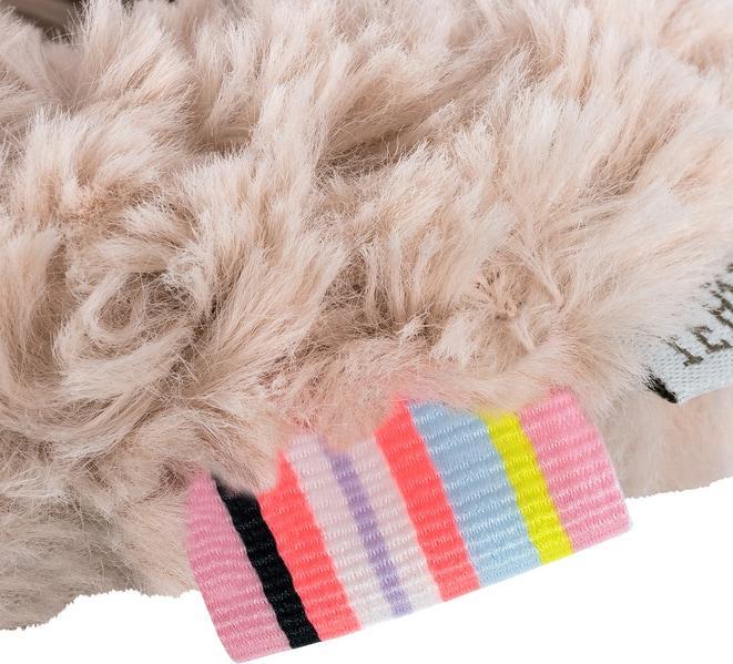 Actual product image Fehn Ring-Greifling Flamingo, Material: Polyester, Plüsch