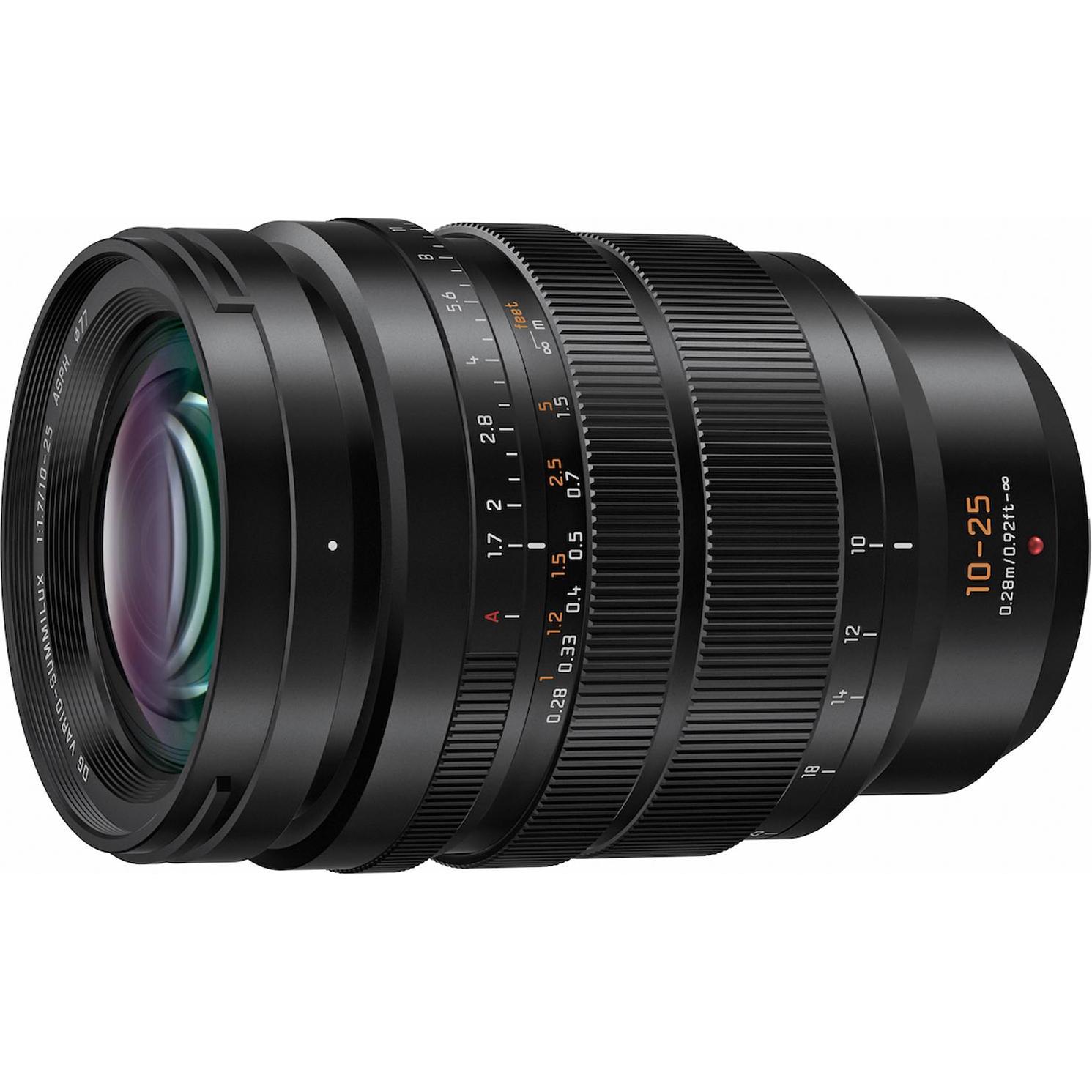 Panasonic DG 10-25mm F 1.7 (Micro Four Thirds, Micro Four Thirds), Objektiv, Schwarz