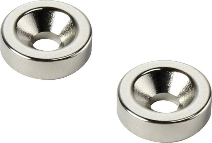 Tru Components D25T5-M5 Permanent-Magnet Ring (Ø x H) 25 mm x 5 mm N35 Grenzte (1x)