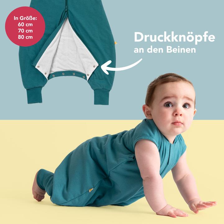 Actual product image Schlummersack Plain Sleeping Bag with Feet - 2.5 TOG (80 cm, 2.5 TOG, All-season)