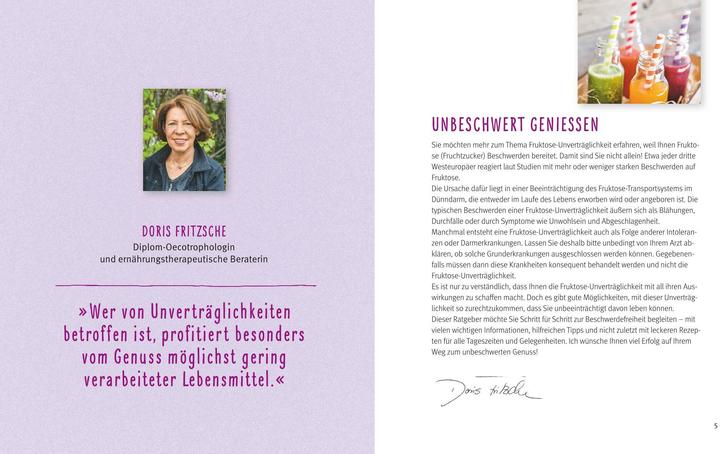 Produktbild Fruktose-Unverträglichkeit (Deutsch, Doris Fritzsche, 2017)