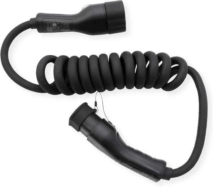 Actual product image Roline E-car charging cable Type2, 3-phase (Type 2, 22 kW, 32 A, 3 m)