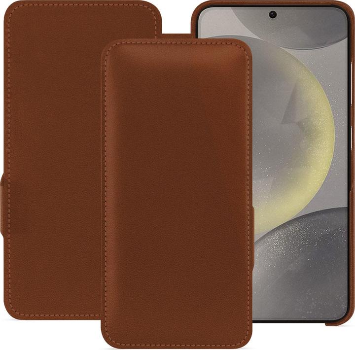 Actual product image Noreve Horizontal leather flap shell (Samsung Galaxy S24)