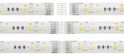 Deltaco LED strip, 3 meter, RGB, 2700K-6500K, white (Multicoloured, 300 cm, Indoor, Outdoor)
