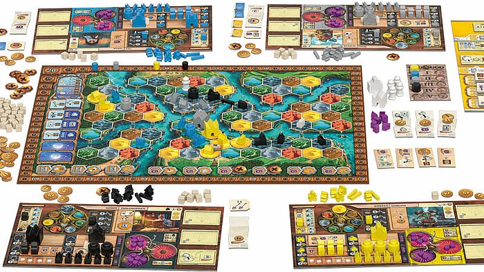 Actual product image Feuerland FEU31024 - Age of Innovation, board game, for 1-5 players, from 14 years (DE edition) (German)