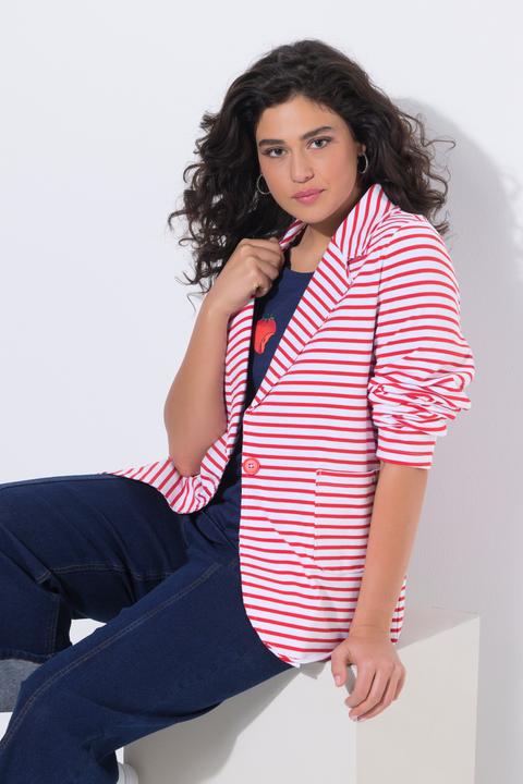 Actual product image Ulla Popken Striped Jersey Blazer (42, 44)