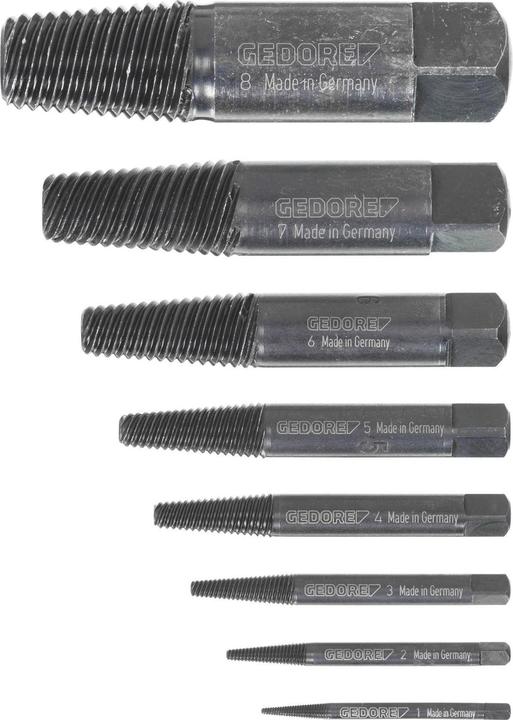 Produktbild Gedore 8551-88 Schraubenausdreher-Satz 8-teilig M3-M45