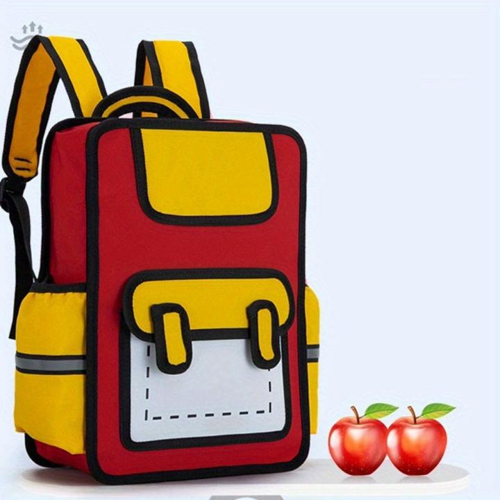 Actual product image Only-Bags.Store New cute cartoon anime backpack, unique satchel for students