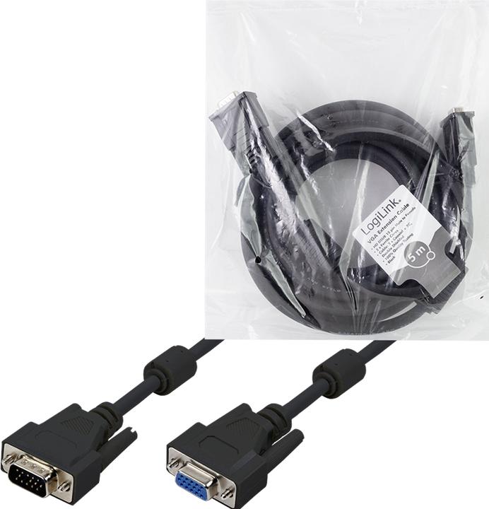 Actual product image LogiLink VGA — VGA (5 m, VGA)