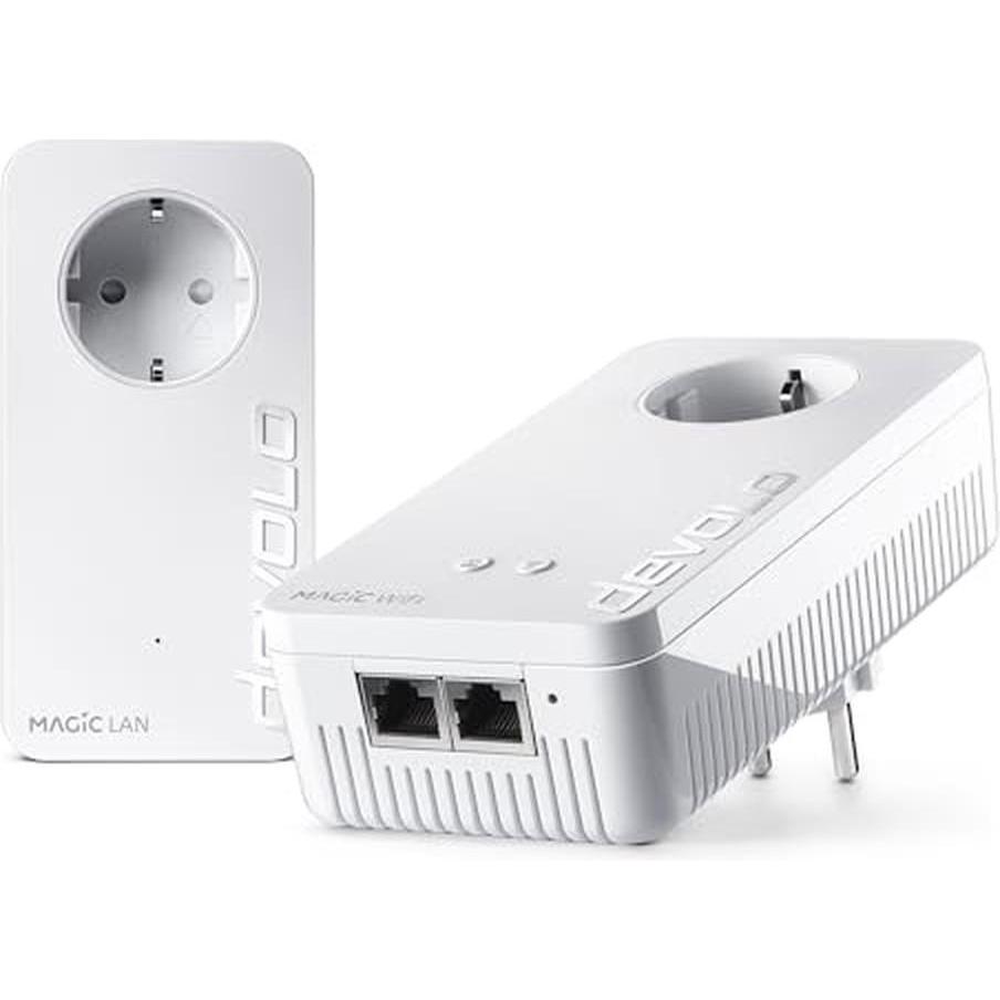 Devolo Kit di Avvio Magic 2 WiFi 6 (2400 Mbit/s), Powerline, Weiss
