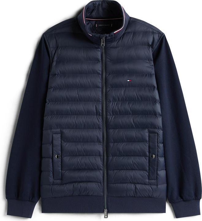Produktbild Tommy Hilfiger Felpa con Zip e Collo a Mezza Zip in Tessuto Misto (L)