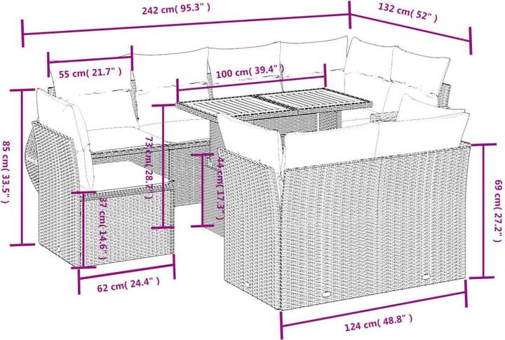 Produktbild vidaXL Hendrix