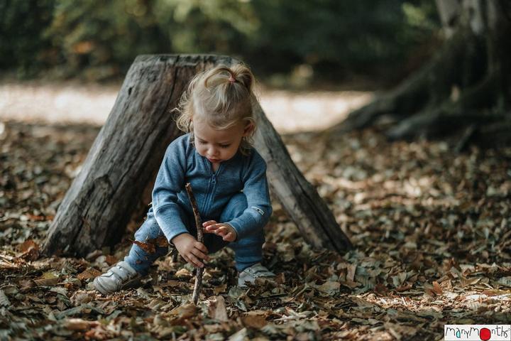 Produktbild ManyMonths Woll-Overall - Pea Purée (L, XS)