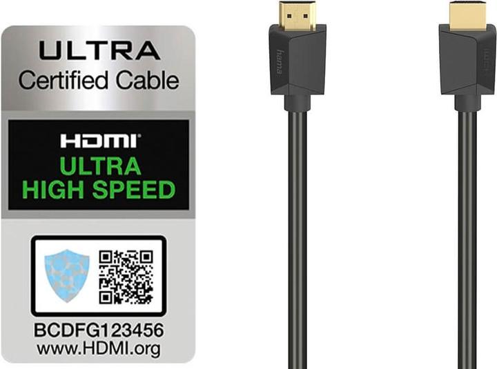 Image du produit Hama HDMI (Typ A) — HDMI (Typ A) (1 m, HDMI, 2.1b)