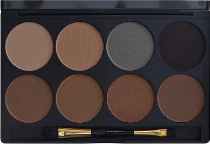 Actual product image Christian Faye Christmas Faye Professional 8 Color Palette Set (Taupe, Brown)