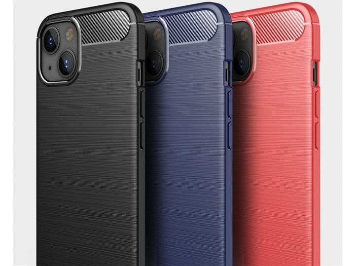 Immagine prodotto Screenguard Custodia in TPU morbido spazzolato al carbonio (Apple iPhone 13)