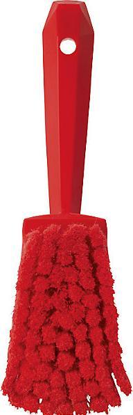 Immagine prodotto Fincke Spazzola fine, con manico corto, morbido, sfrangiato, conf. da 10 pz., rosso. (10 pz.)