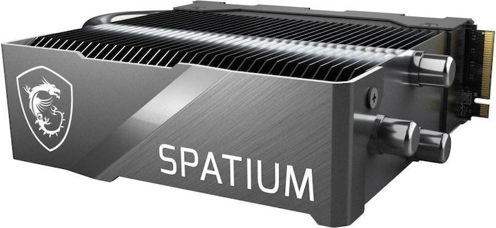 Actual product image MSI SPATIUM M580 PCIe 5.0 NVMe M.2 4TB FROZR (4000 GB, M.2 2280)