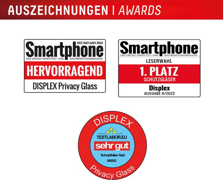 Immagine prodotto Displex Privacy Glass, Privacy Full Cover Panzerglas (1 Pezzo/i, Apple iPhone 17 Pro Max)