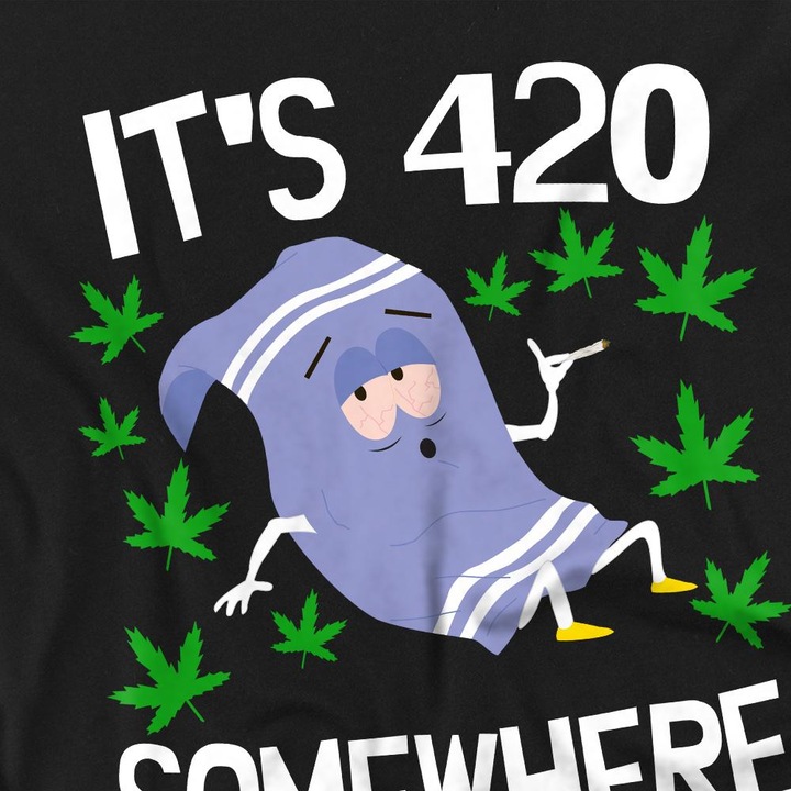 Immagine prodotto Ubisoft It's 420 Somewhere Maglietta Towelie Uomo (L)