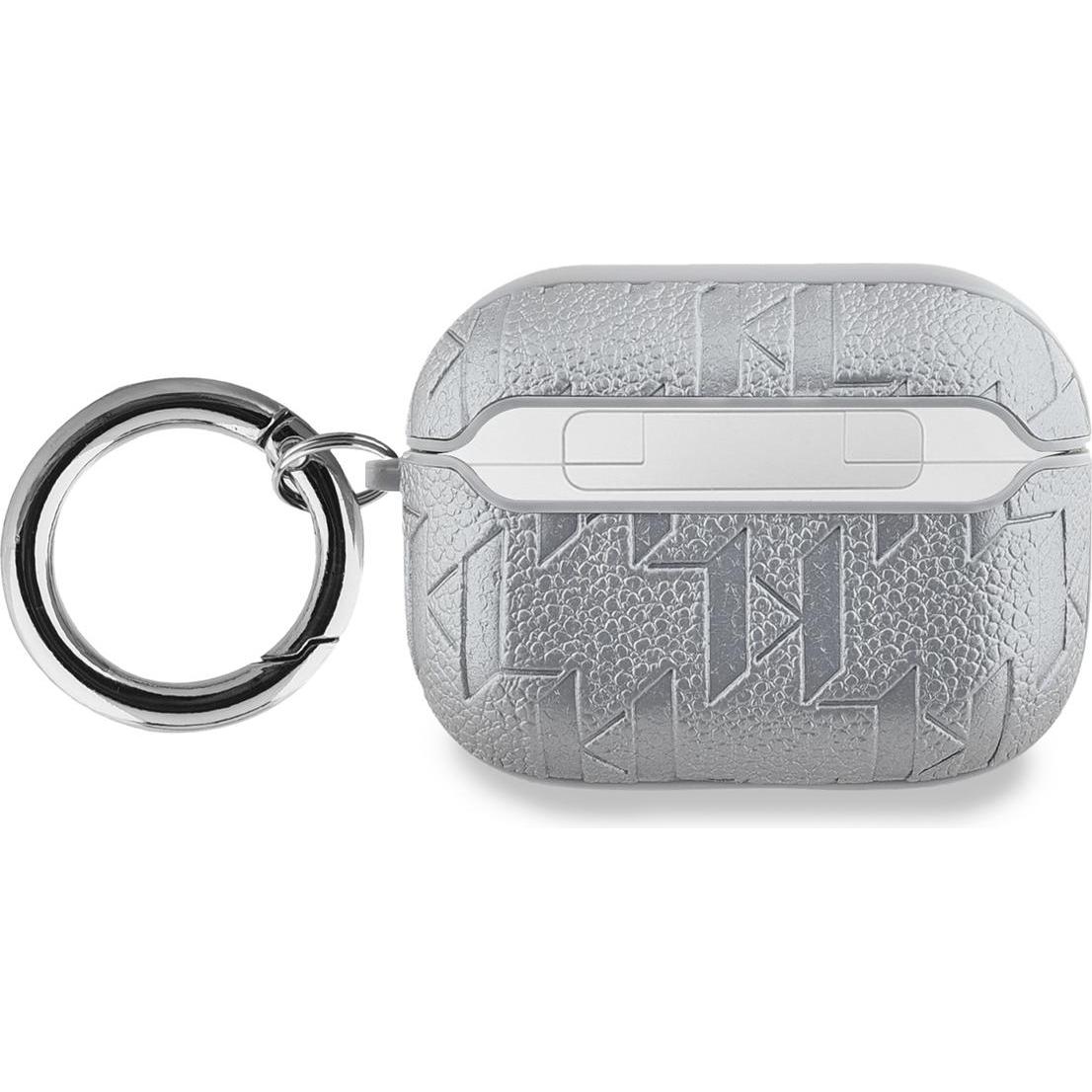 Thumbnail - Karl Lagerfeld AirPods Pro PU Embossed Karl Head Case (Kopfhörer Hülle), Kopfhörertasche + Schutzhülle, Grau