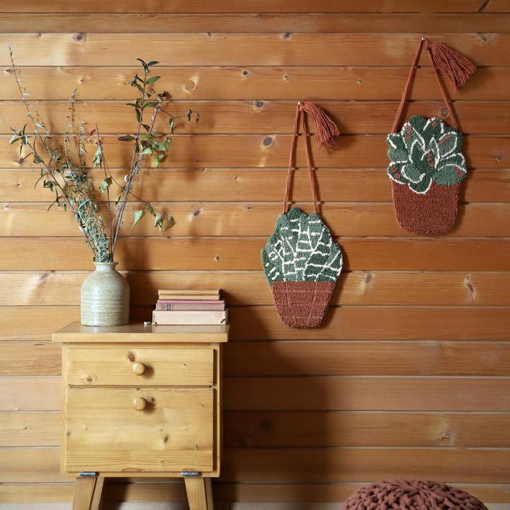 Actual product image Nattiot Wall Decoration Little Aloe (20 x 30 cm)