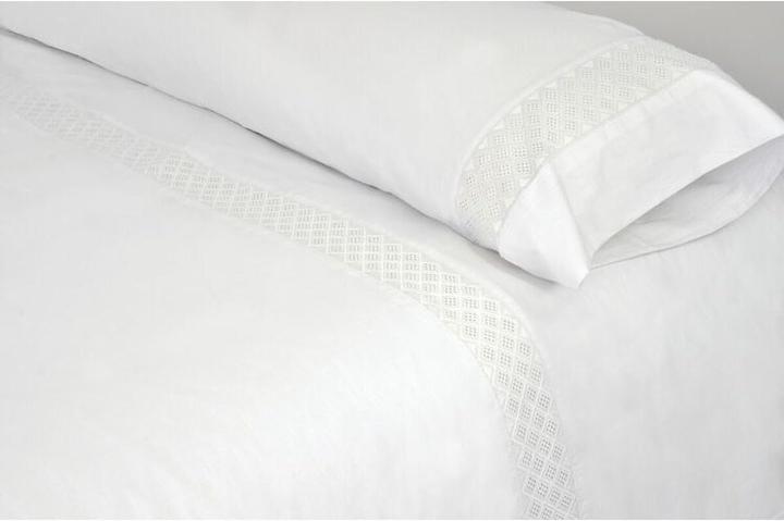 Pierre Cardin Duvet cover set ELISA White Double 2 Pieces (Bedding set, 135 x 200 cm)