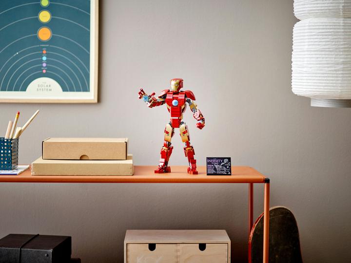 Actual product image LEGO Iron Man figure (76206, LEGO Marvel)