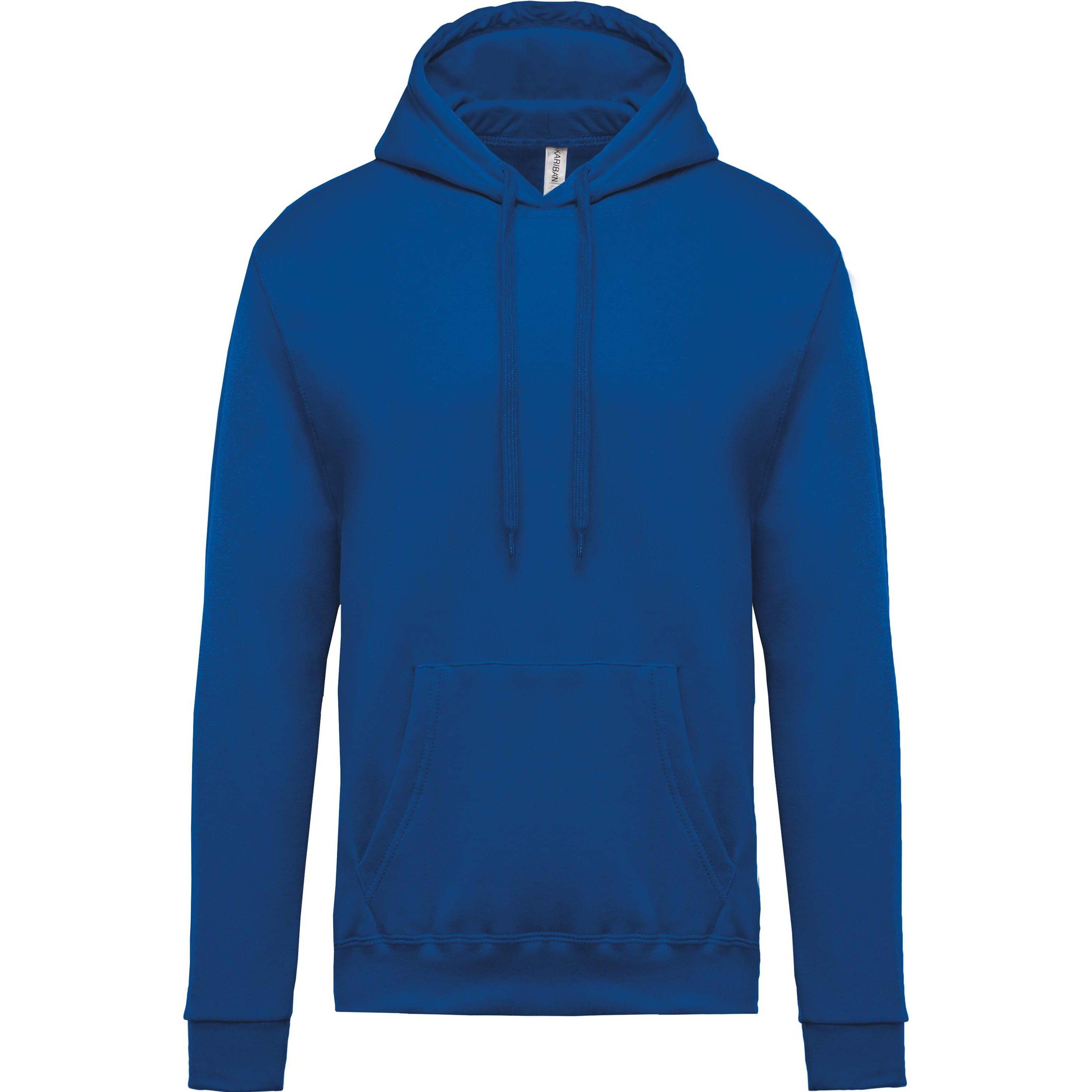 Kariban, Herren, Pullover, Kapuzenpullover, Blau, (3XL)