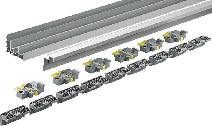 Hettich Jeu de profilés 2300 mm argent