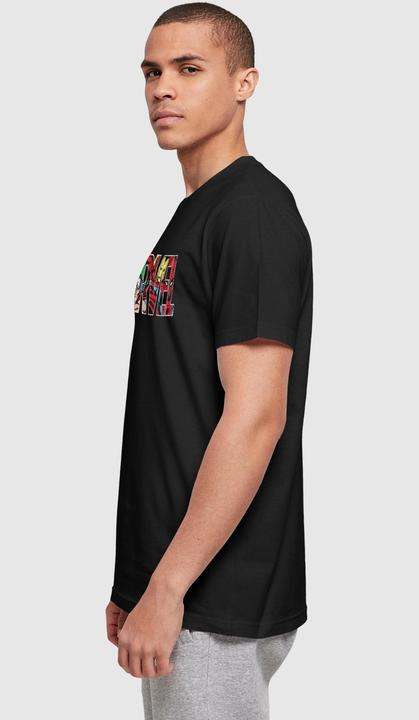Actual product image Absolute Cult Marvel Logo Character Infill T-Shirt - 115827 (XXL)
