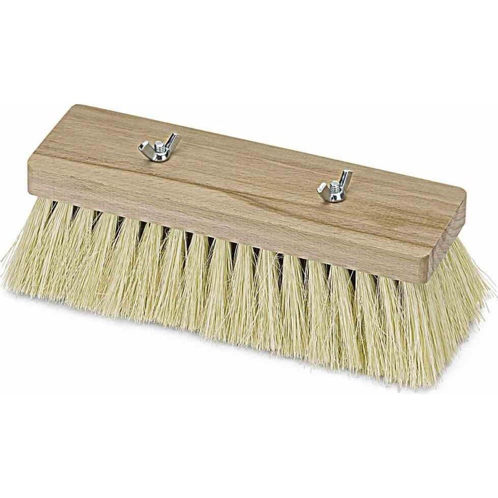 Nölle, Pinsel, PROFI BRUSH Bitumenbürste Natur-Fibre 23 cm Flachholz, 2 Flügelschrauben (230 mm)