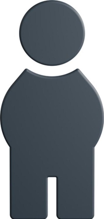 Hewi Symbol Mann 801.91B010 Polyamide Colour No. 92 Width 71.5 mm Height 150 mm Thickness 3 mm