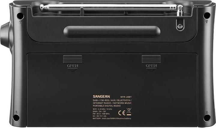 Actual product image Sangean WFR-28BT (DAB+, FM, Bluetooth, Wi-Fi)