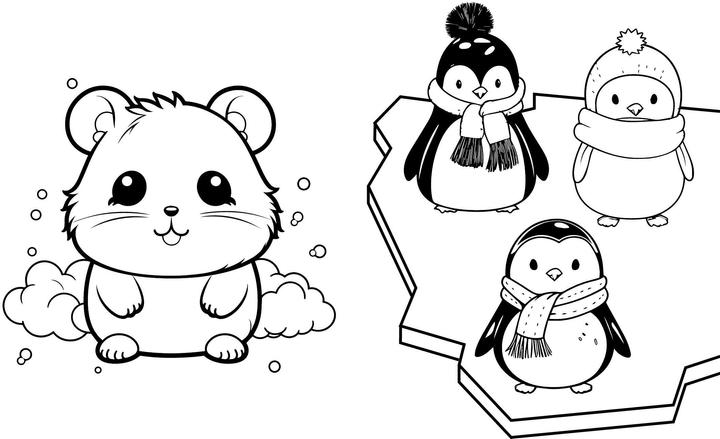 Produktbild Malbuch Kawaii mit 45 Tattoos