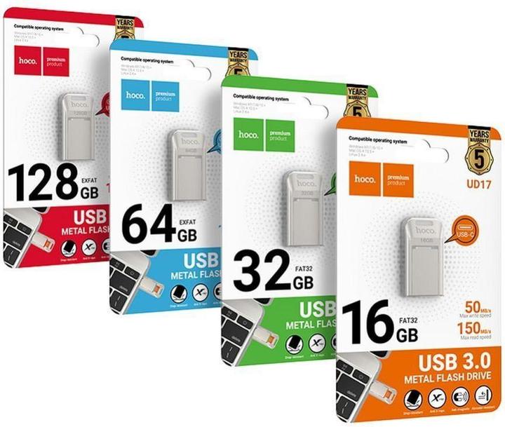 Produktbild Hoco Memory cards pendrive USB A + USB C UD17 64GB USB3.0 (64 GB, USB-A)