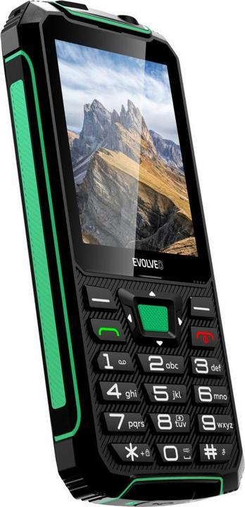 Actual product image Evolveo StrongPhone W4, vodot??sn?? odoln?? Dual SIM phone,??erno-zelen?? (2.80", 2 Mpx, 2G)