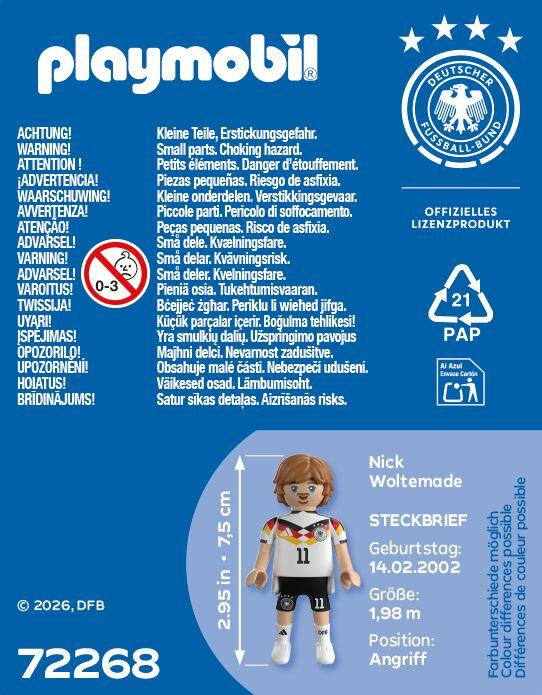 Produktbild Playmobil Nick Woltemade (72268)